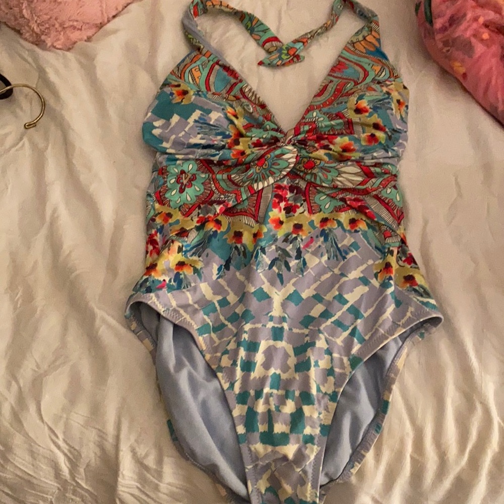 Johnny Was one price swimsuit. SZ XS Worn one time.